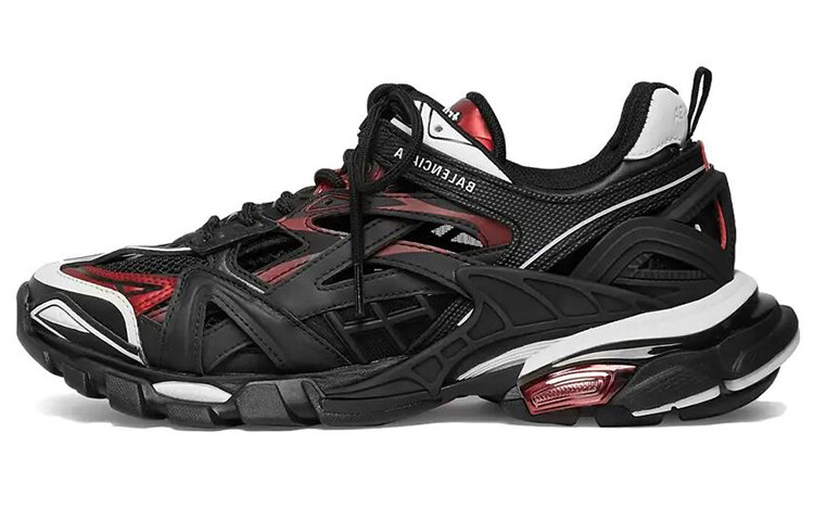 Balenciaga Track 2 Черный Бордовый