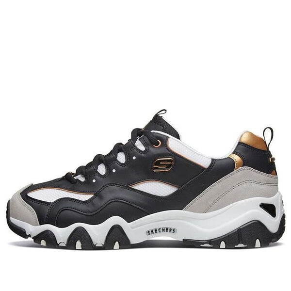 

Кроссовки d'lites 2.0 low-top running shoes black/gold Skechers, черный