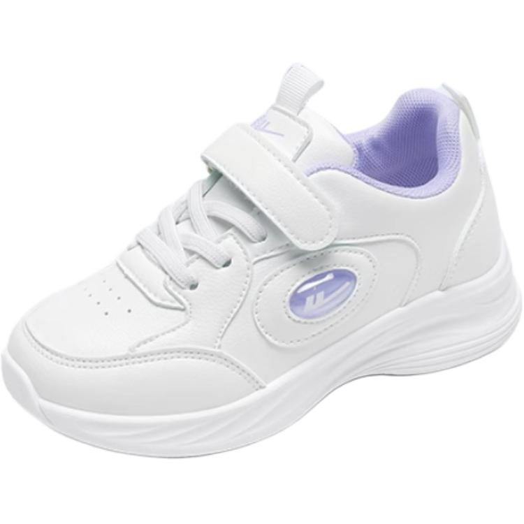 

Антиударные и устойчивые к истиранию низкие детские беговые кроссовки Kids' WARRIOR, белый фиолетовый