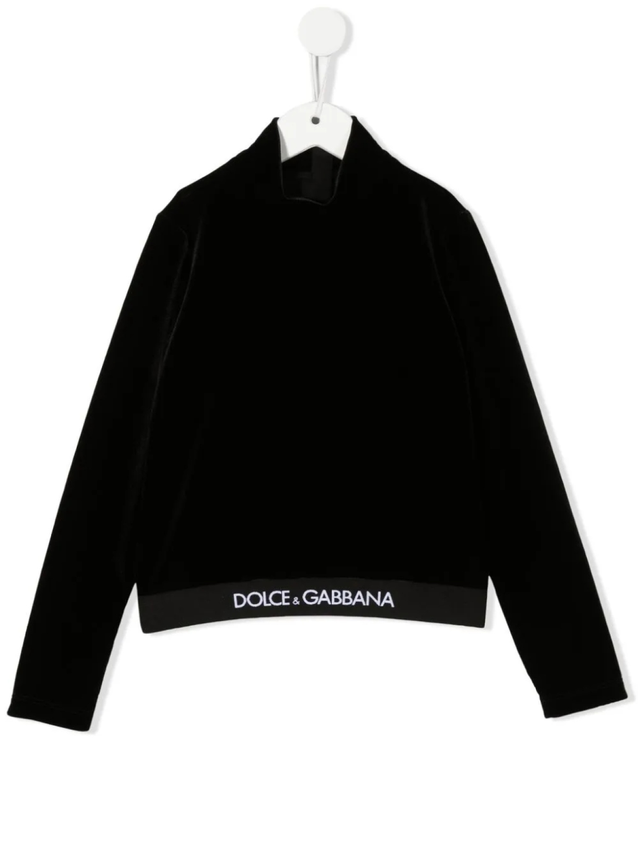 

Джемпер с логотипом Dolce & Gabbana Kids, черный