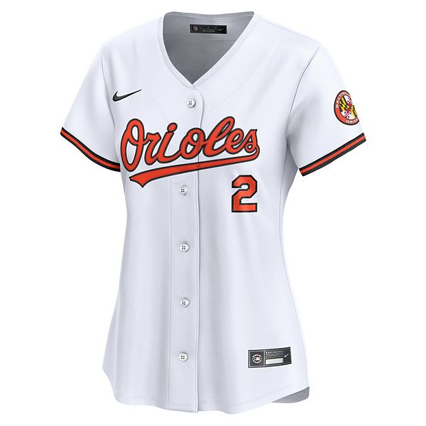 Женская белая домашняя лимитированная футболка игрока Baltimore Orioles Гуннара Хендерсона Nike — фото 3