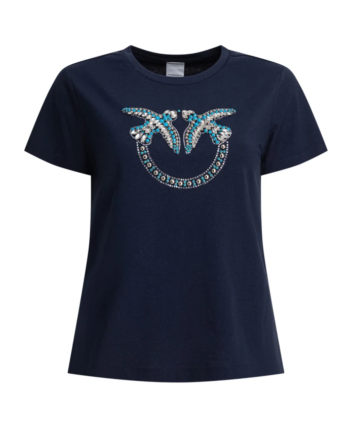 

Синяя футболка для женщин Pinko, синий