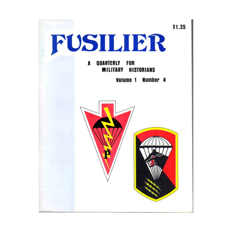 

Том. 1, №4 «Советский РПГ-7, Чехословацкие пистолеты, Эссексский полк», Fusilier Magazine