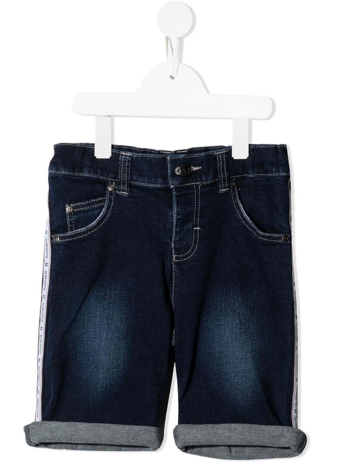 

Aigner Kids шорты с логотипом, синий