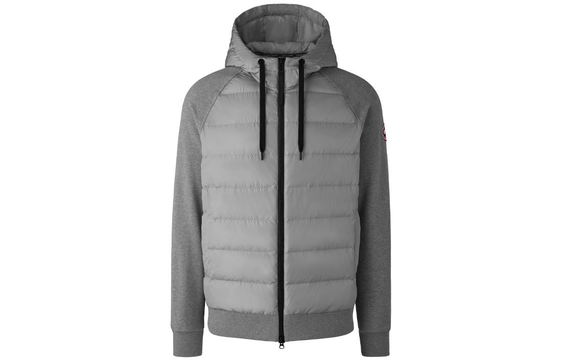 Canada Goose Куртка пуховая мужская серии Hurron FW22 лайм серый, Heather Gray Stone Color — фото 3