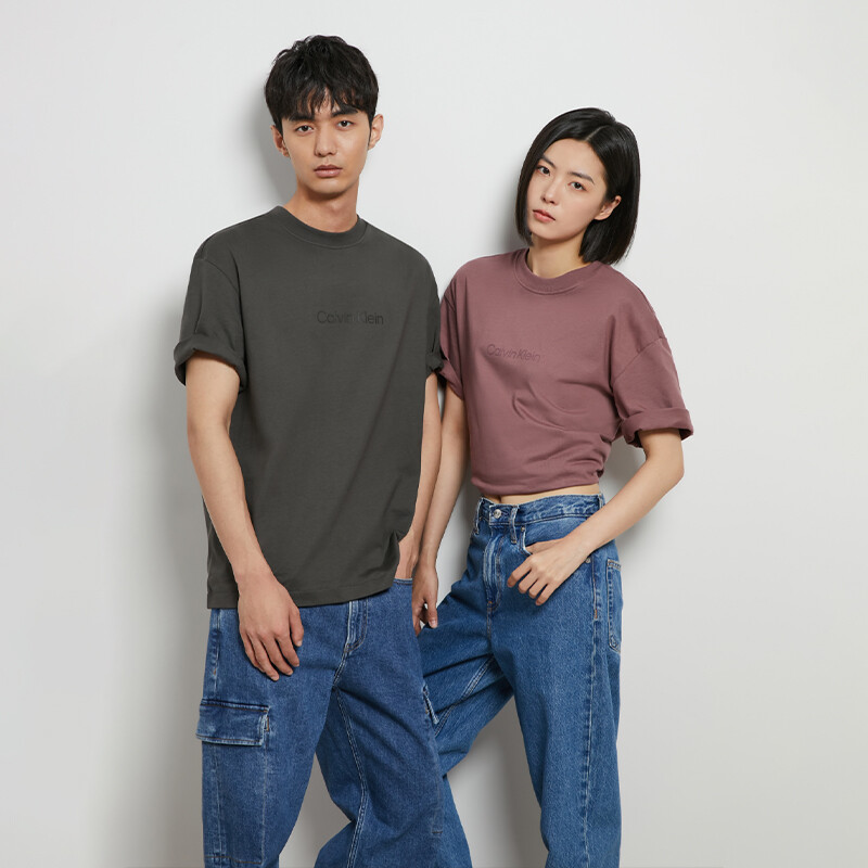 Футболка серии SS24 унисекс Calvin Klein, желтый — фото 3