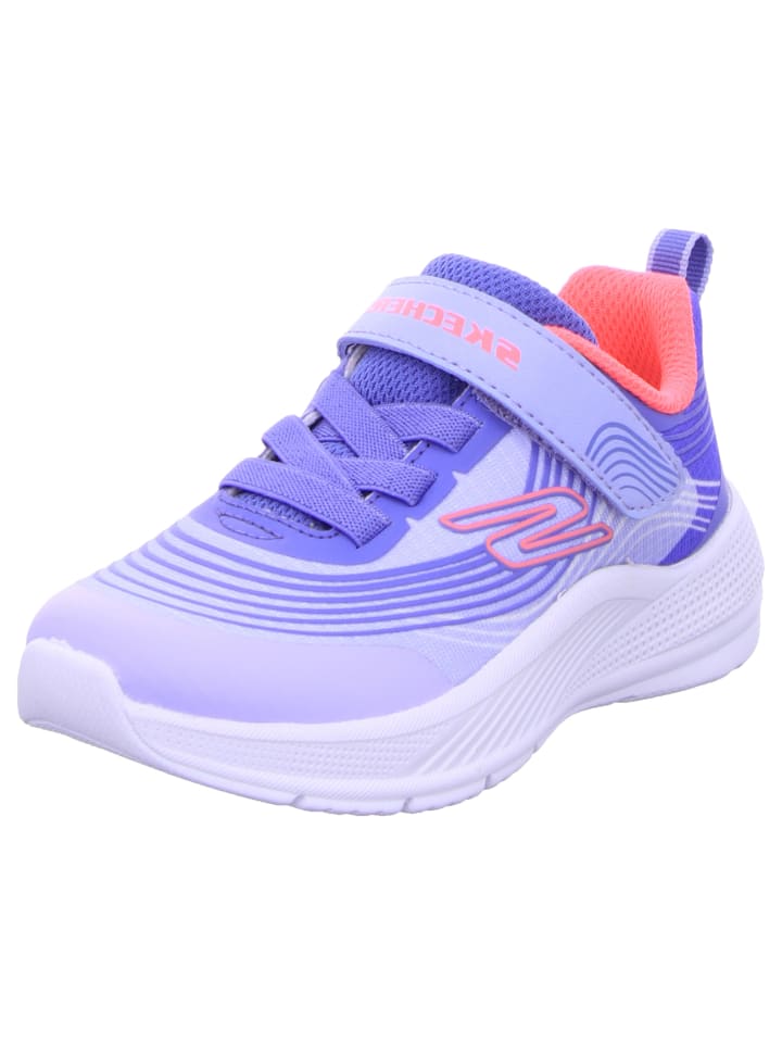 

Кроссовки на шнуровке Skechers, цвет lavender/pink