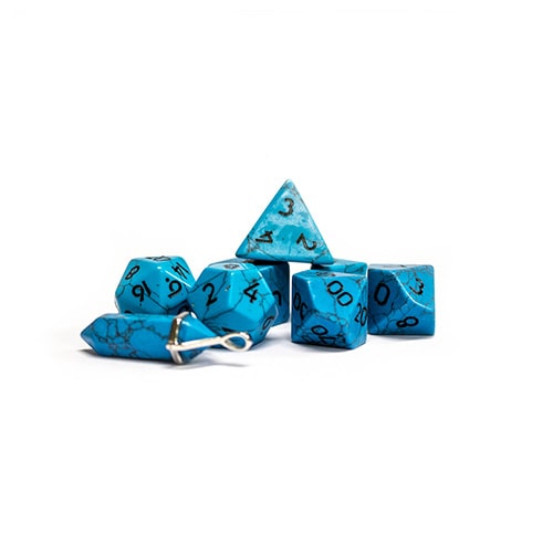 

Игровые кубики Blue Turquoise Level Up Dice