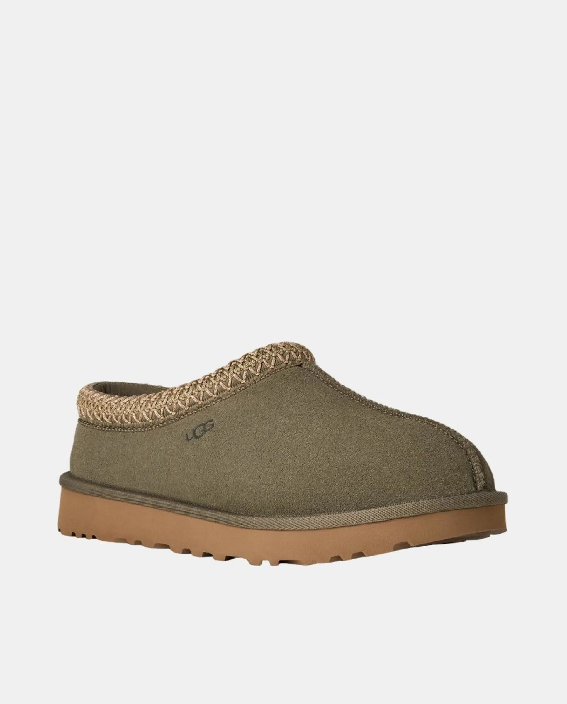 Женский сабо TASMAN II из кожи с меховой подкладкой Ugg, зеленый — фото 2