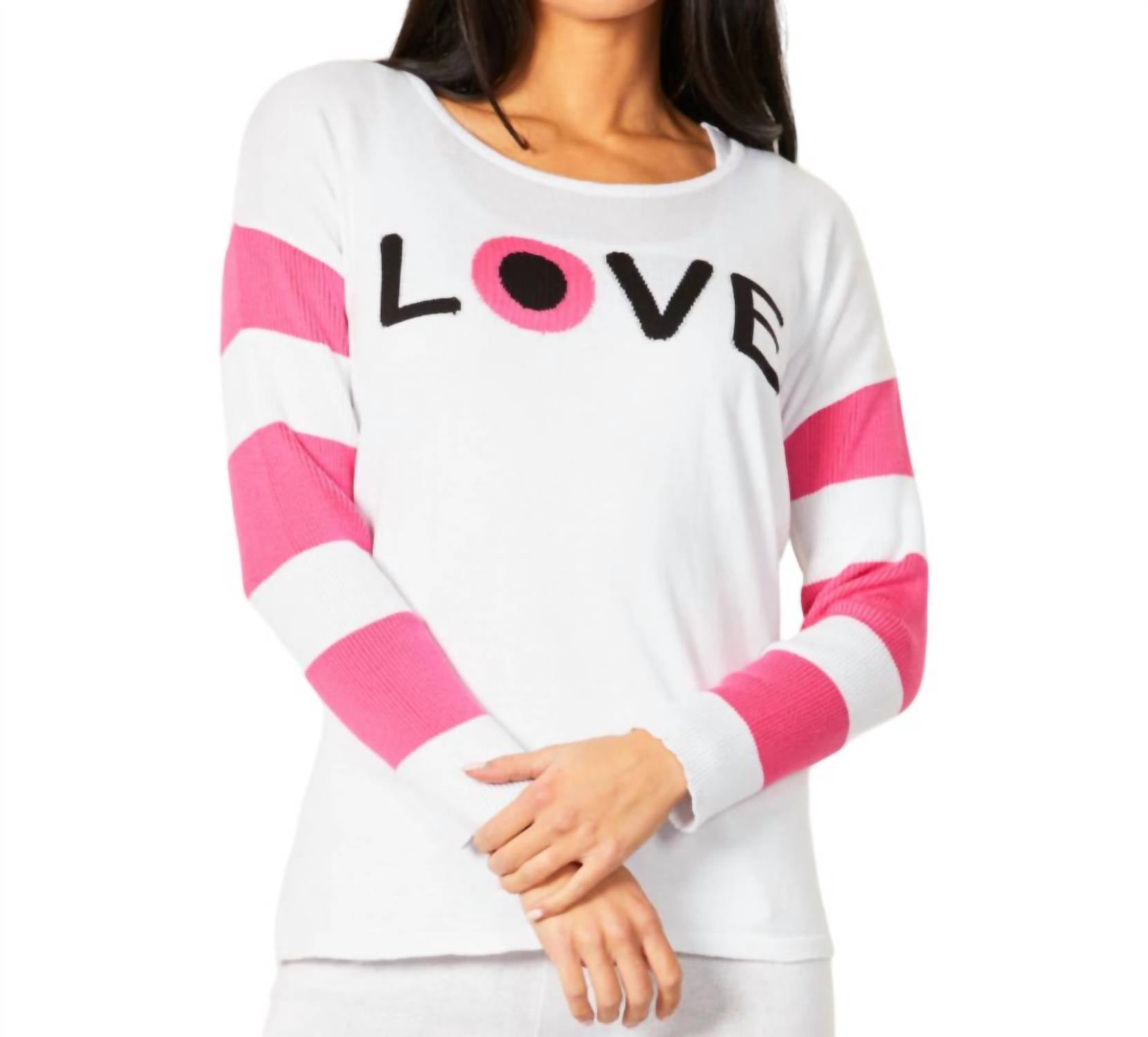 

Топ Love Eye Crew в белом цвете/лепестки Angel Apparel