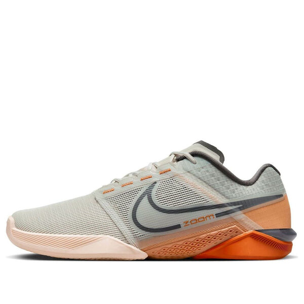 

Кроссовки zoom metcon turbo 2 'medium ash campfire orange' Nike, серый
