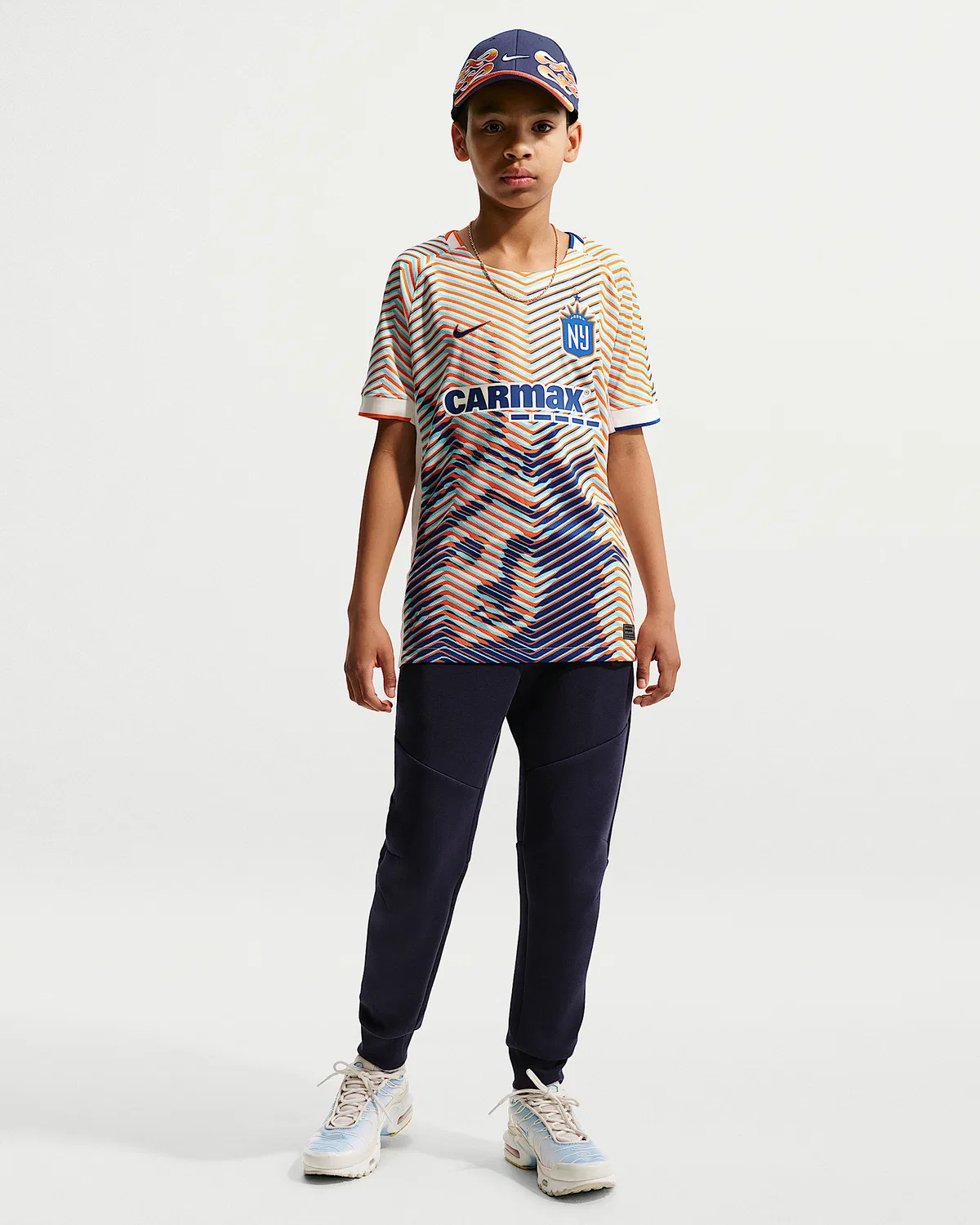 Детская футболка Nike Dri-FIT NWSL Replica Jersey Gotham FC Stadium Away, Sail — фото 4