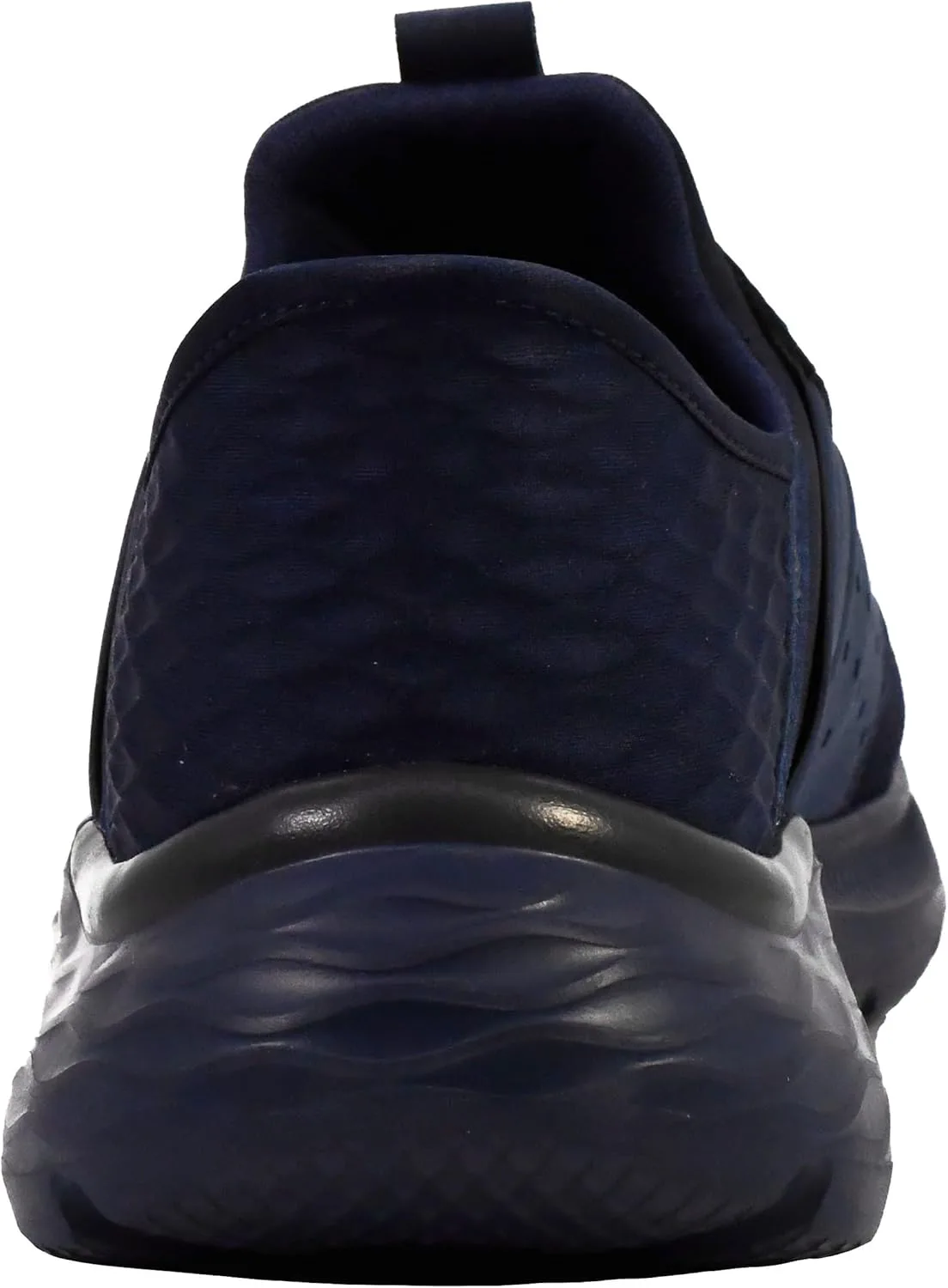 Мужские слипоны Skechers Streetwear Garner - Newick с низким профилем и шнуровкой на резинке, темно-синий — фото 3