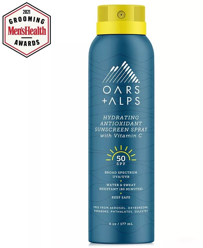 

Увлажняющий антиоксидантный солнцезащитный спрей SPF 30 Oars + Alps