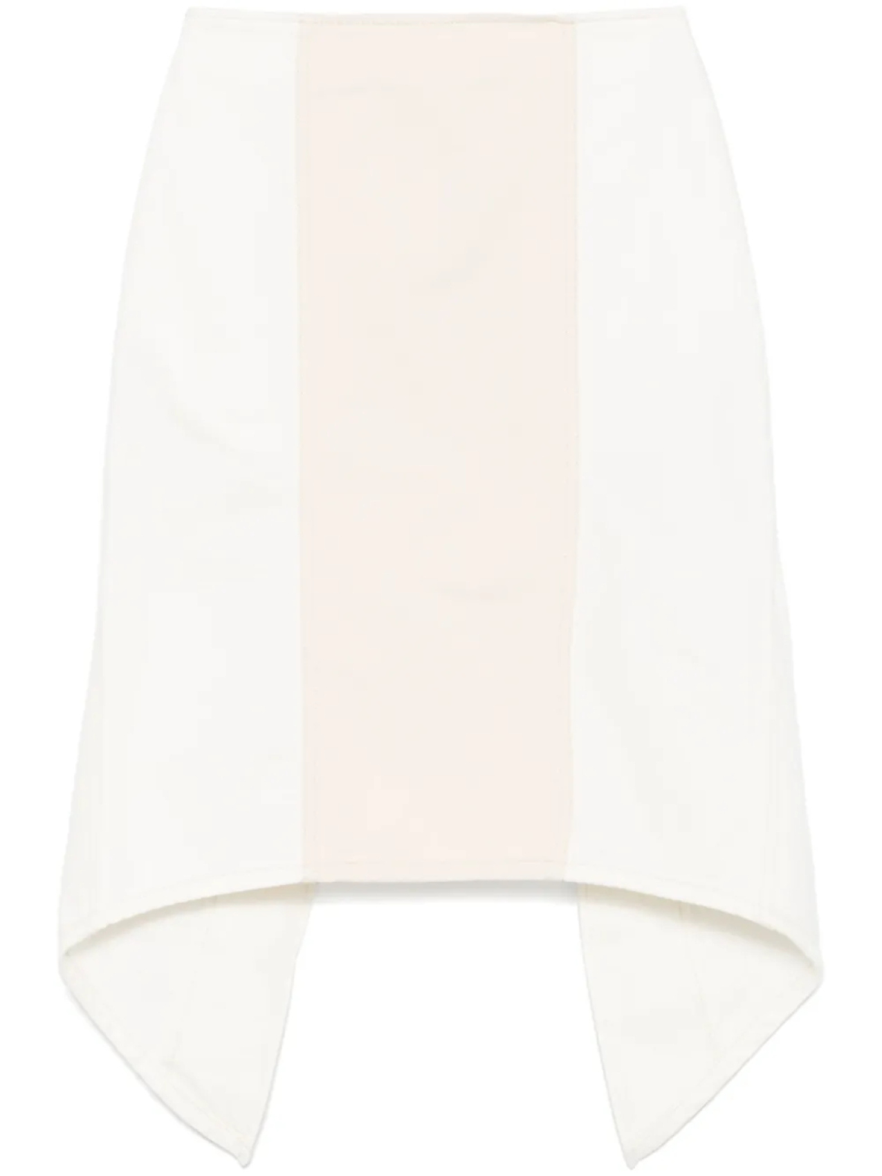 

JW Anderson многослойная юбка миди, белый