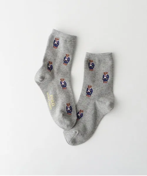 Детские носки POLO RALPH LAUREN с принтом мини-медведя 04835200/04863200 — фото 3