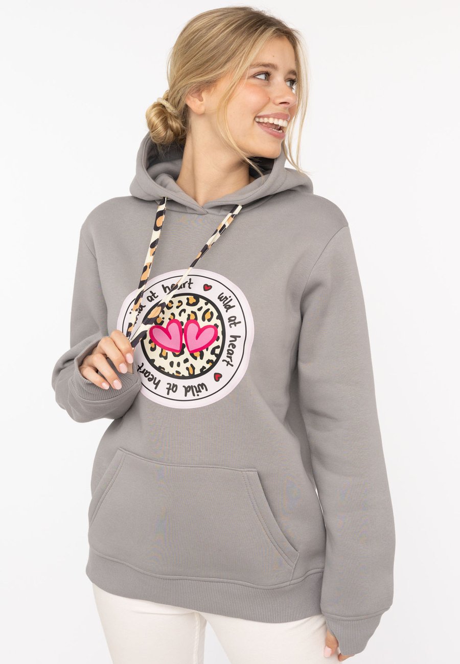 

Худи Zwillingsherz Hoodie, Grau/Schwarz/Grey