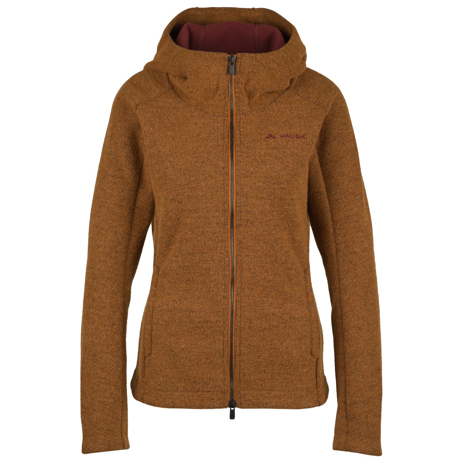

Шерстяная куртка Vaude Women's Pellice Wool, цвет Silt Brown