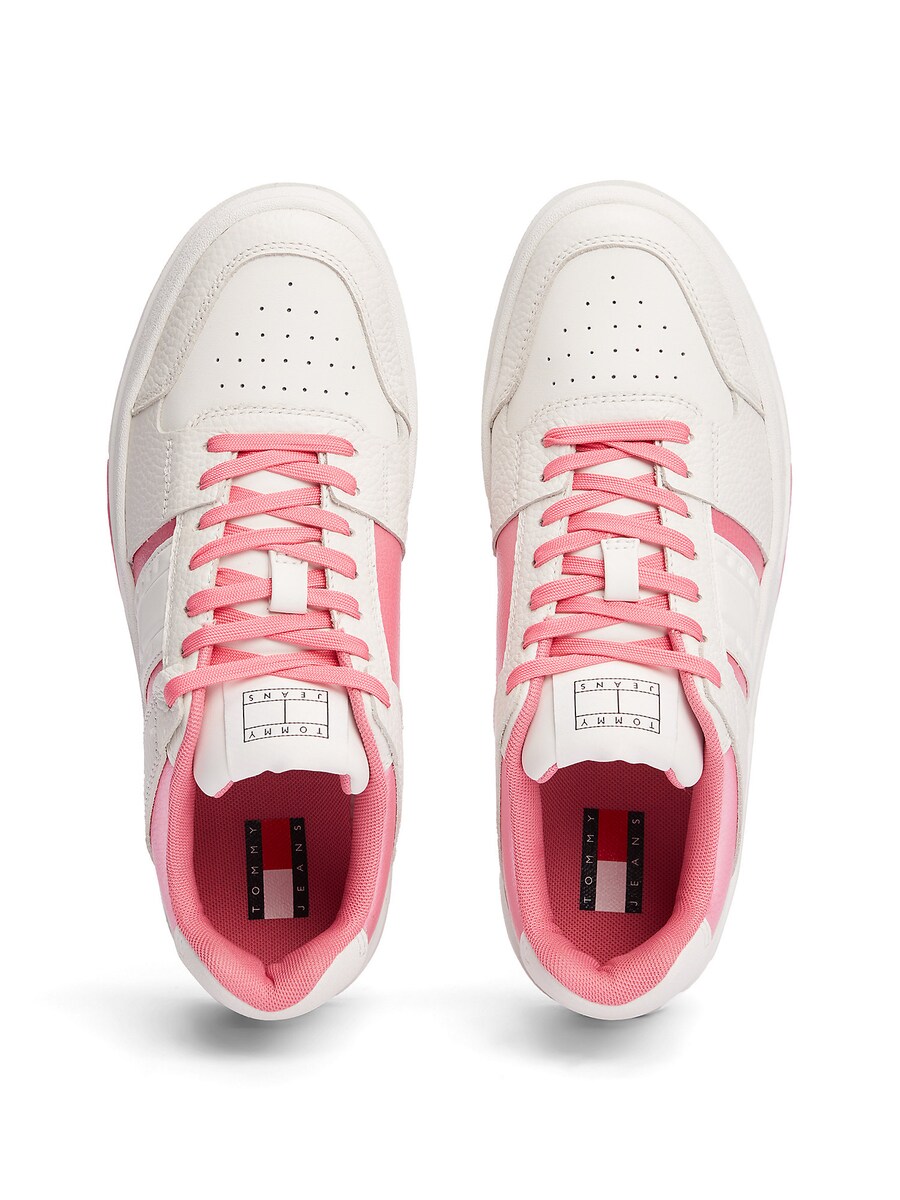 Кроссовки Tommy Jeans The Brooklyn, цвет Pink/White — фото 4