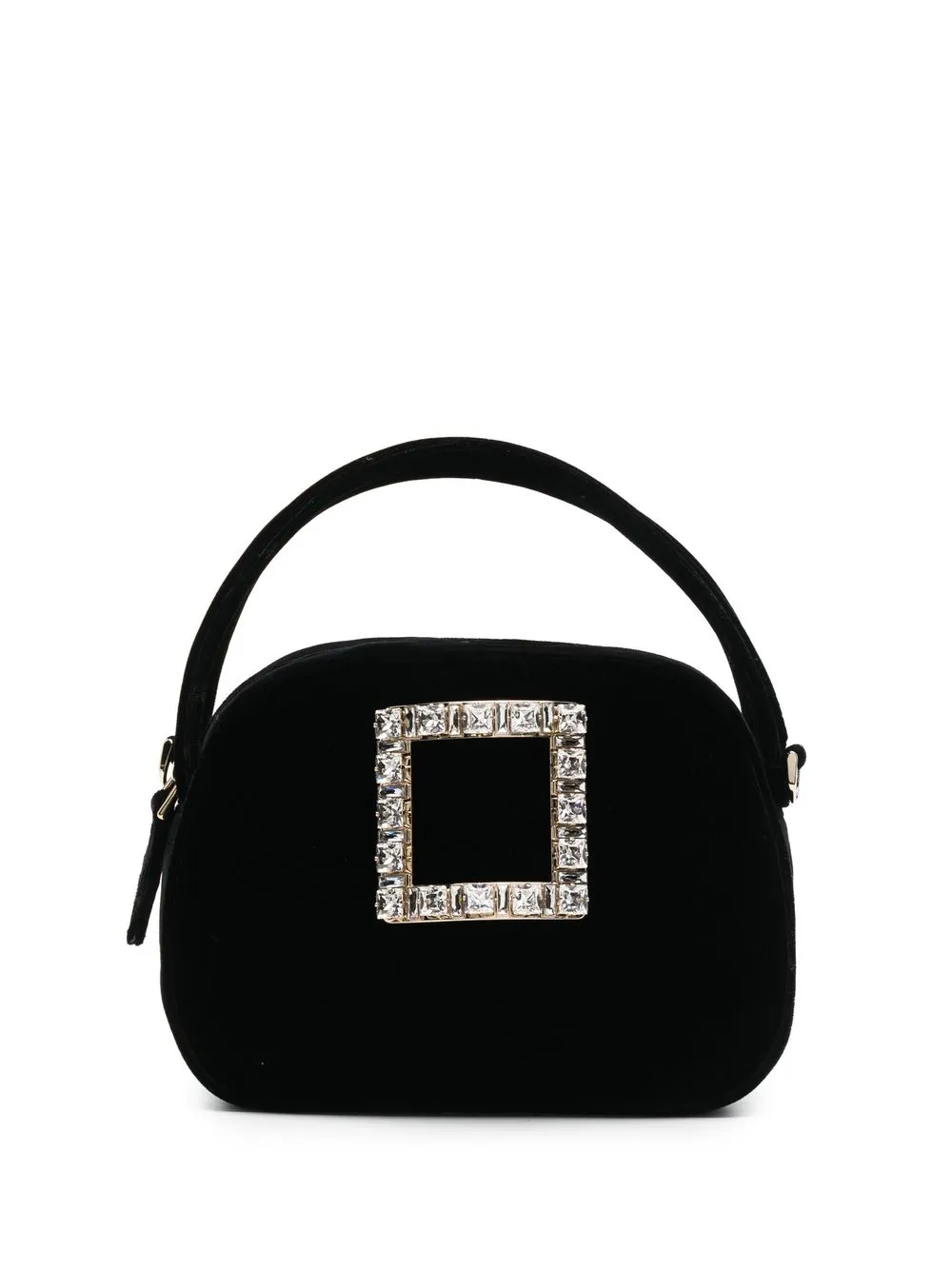 

Мини-сумка с пряжкой Roger Vivier, черный
