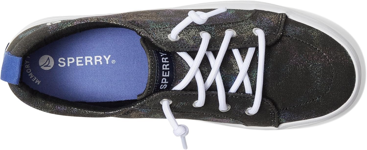 Кроссовки Sperry Unisex-Child Crest Vibe на платформе, черный — фото 2