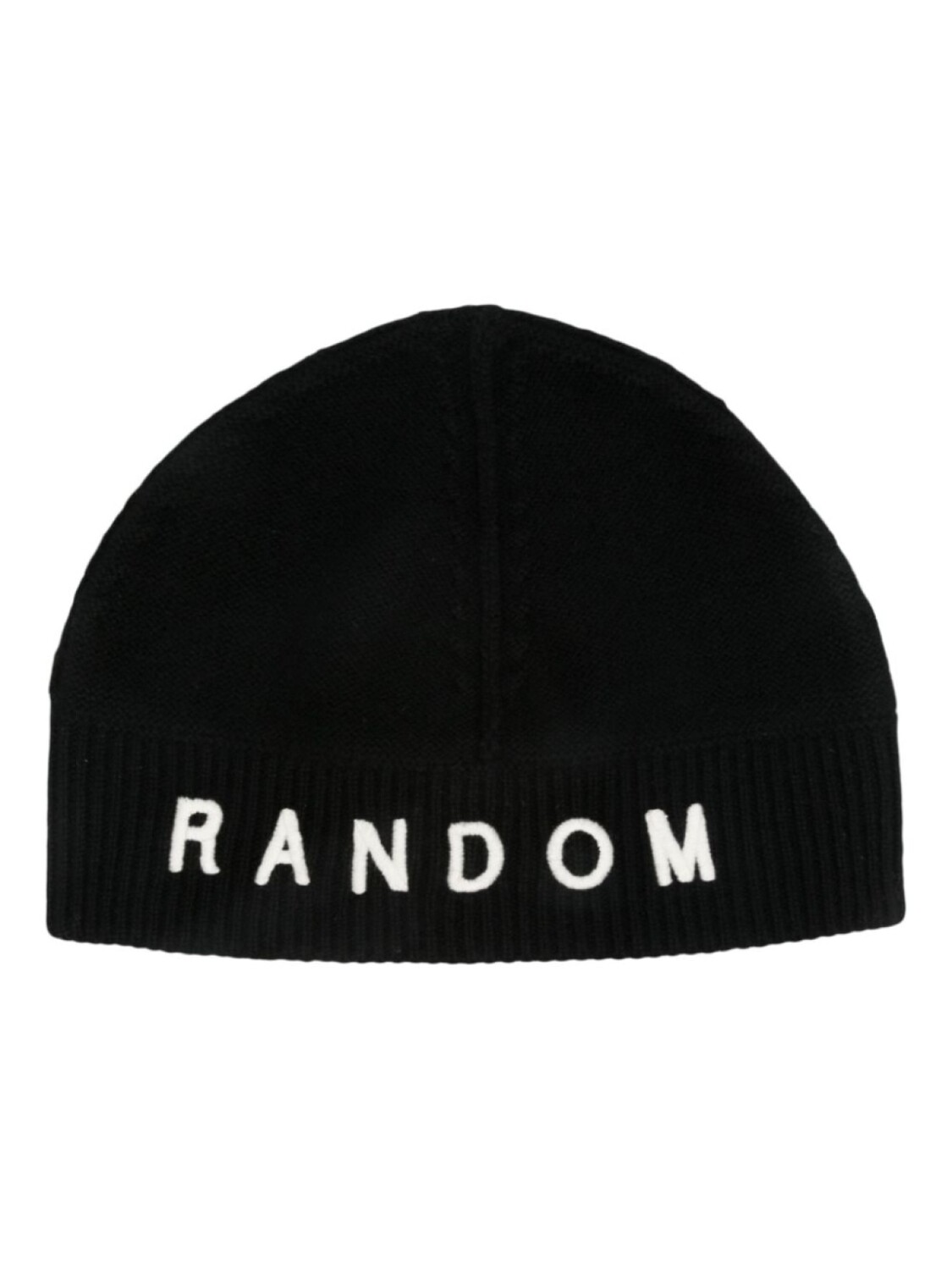 

Шапка-бини из смесовой шерсти с вышитым логотипом Random Identities, черный