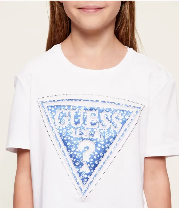 Футболка regular fit Guess, белый — фото 4
