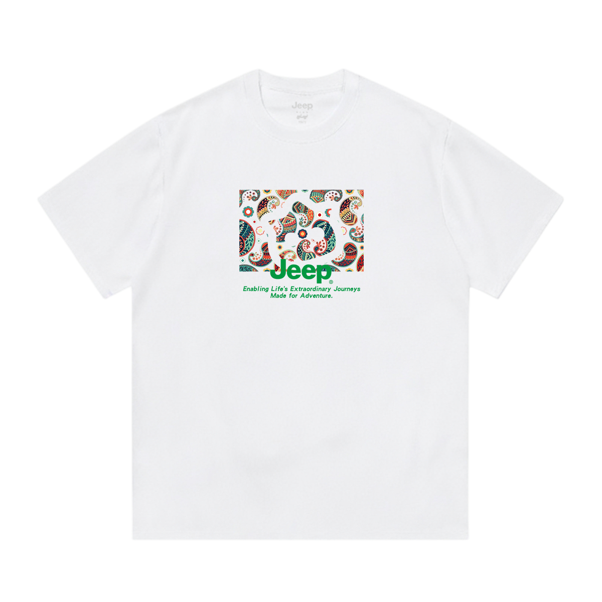 Футболка Unisex Crew Neck Moderate Jeep, sky синий — фото 2
