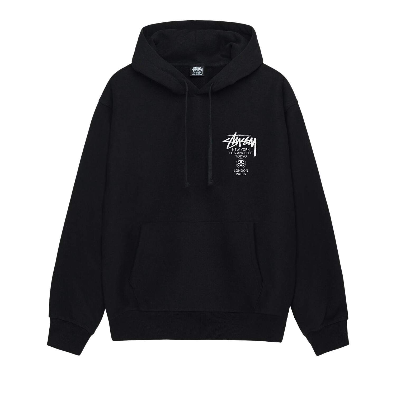 

Толстовка Stussy World Tour, черная