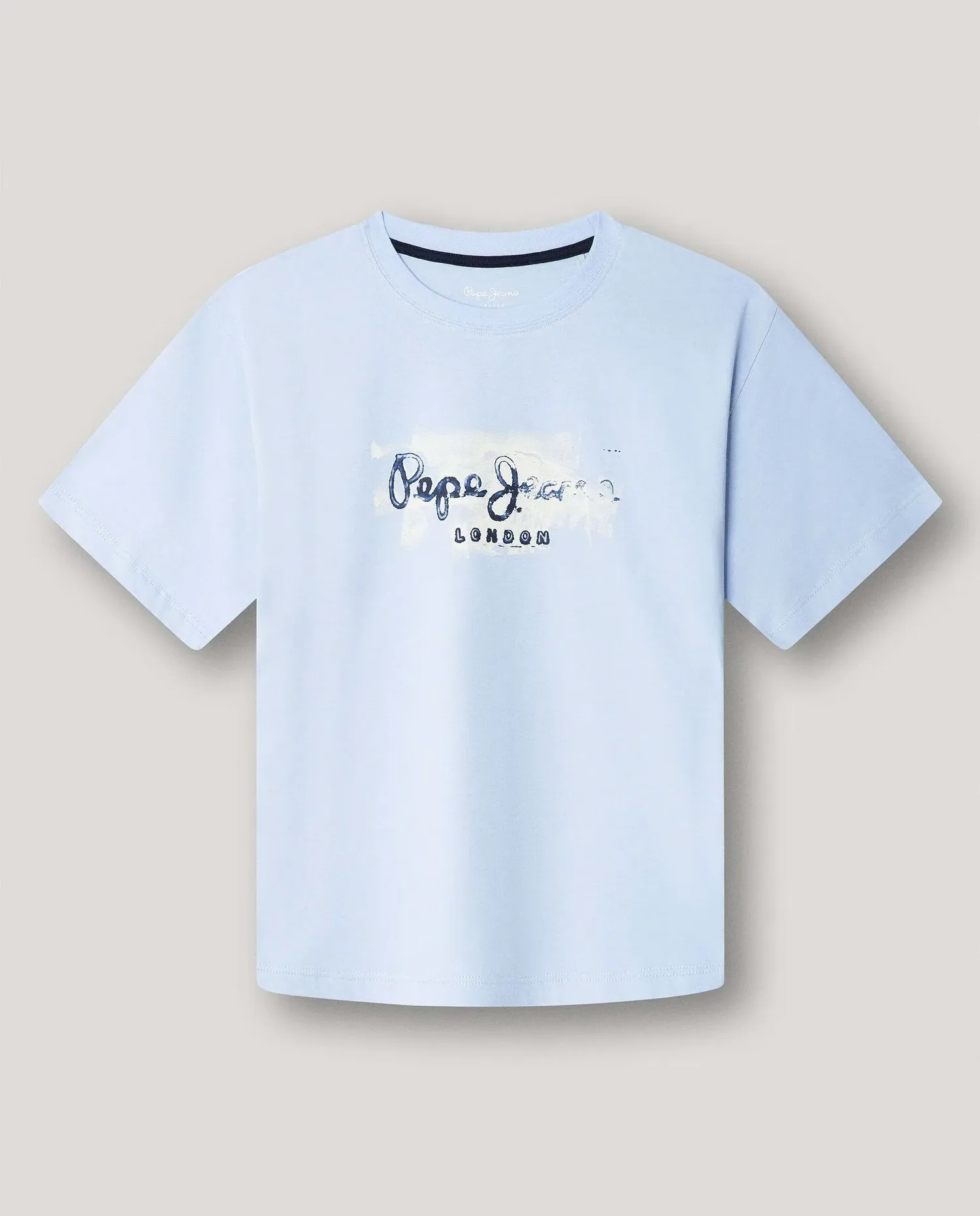 Детская футболка Джошуа Pepe Jeans, светло-голубой