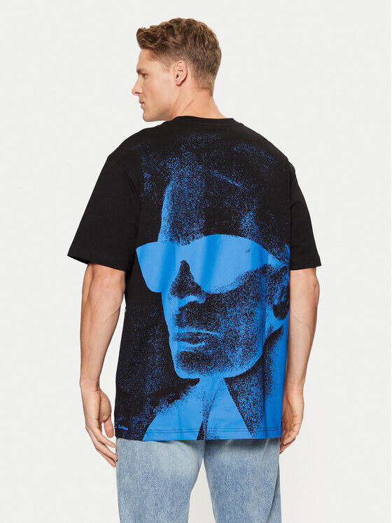

Футболка свободного кроя Karl Lagerfeld Jeans, черный