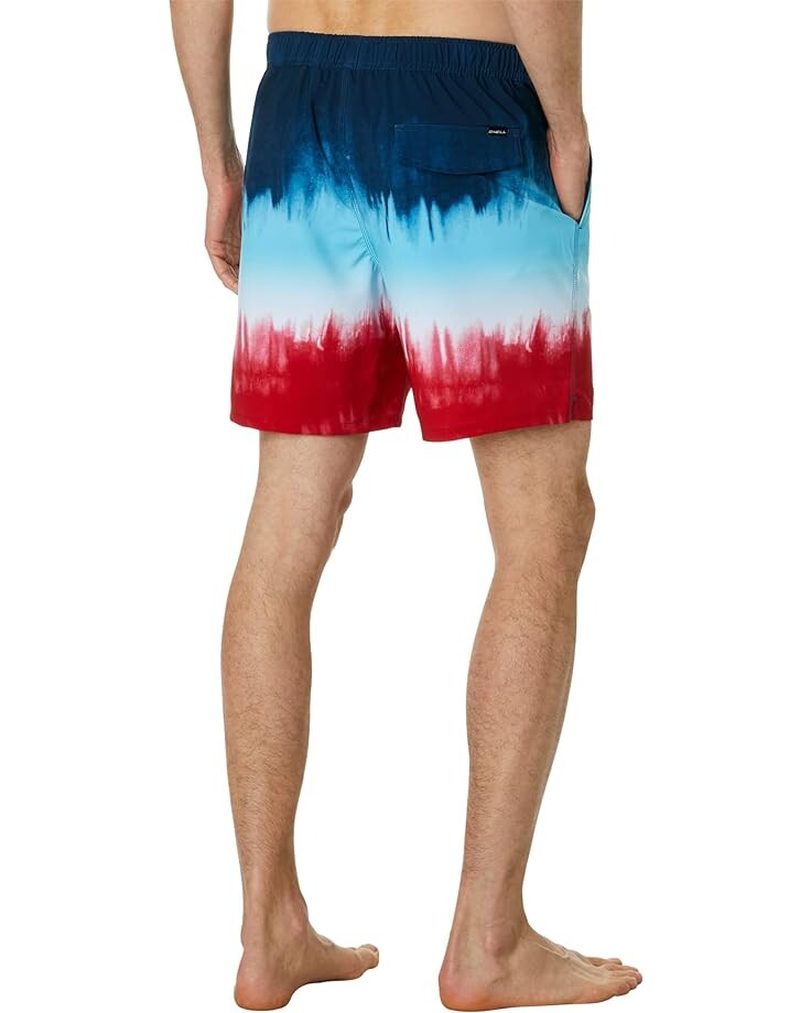 

Шорты для плавания O'Neill Hermosa 17" Volley Swim Shorts, цвет Red/White/Blue