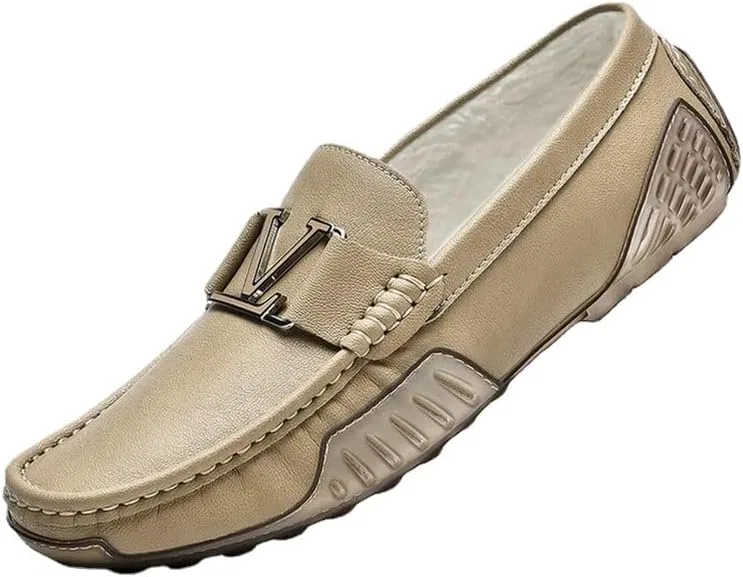 Мужские лоферы из кожи Beige