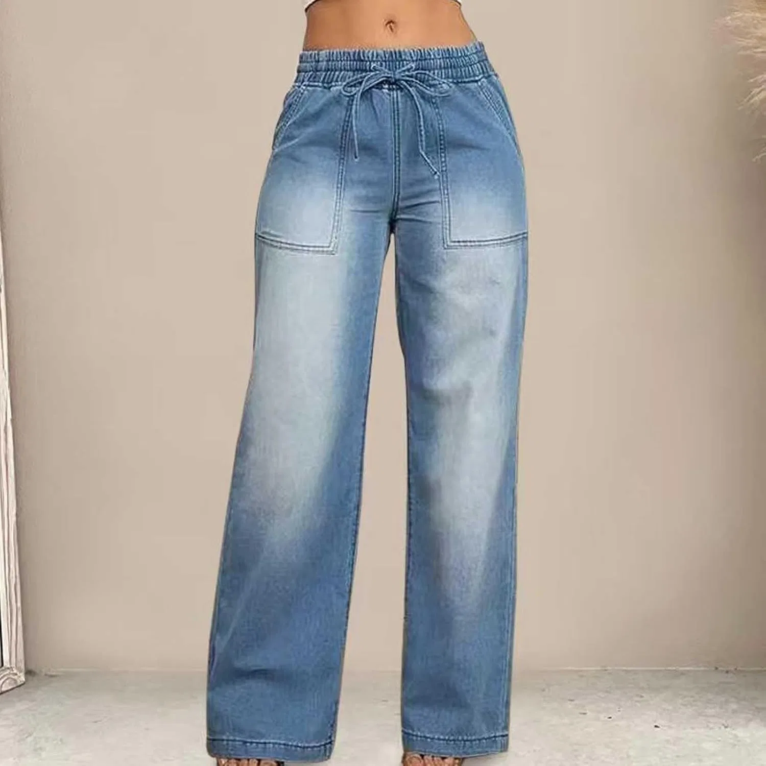 Джинсы boyfriend Light Blue — фото 2