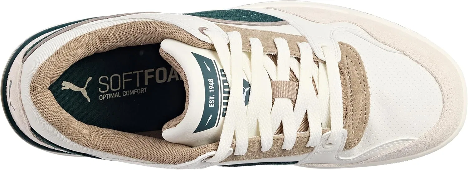 Кроссовки PUMA Unisex Rebound Retro SD, Warm White Green Terrain Rubber — фото 4