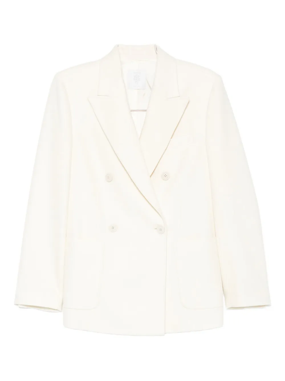 

Двубортный шерстяной жакет Eleventy, нейтральный