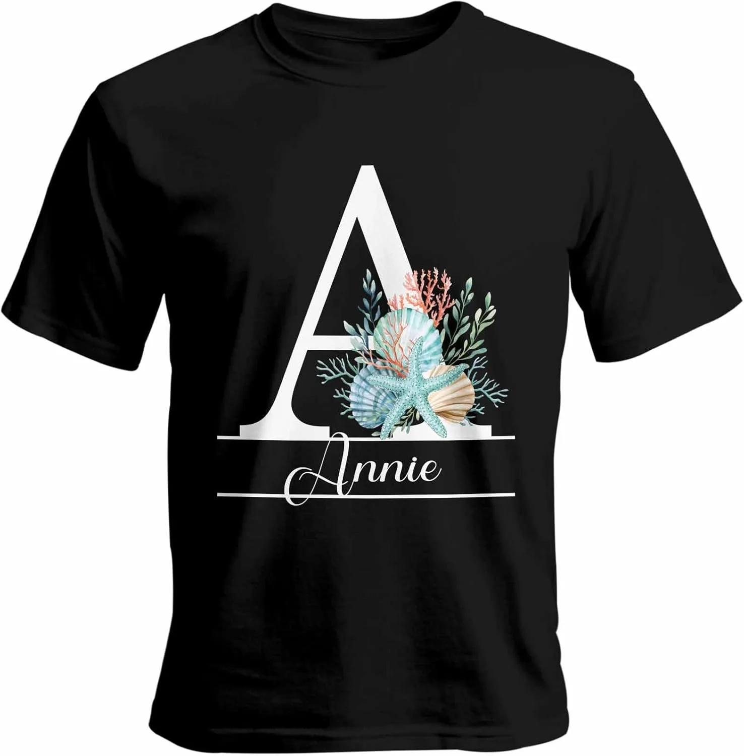 

Футболка с именем или текстом, Unisex Cotton Round Neck Vaxbryntel