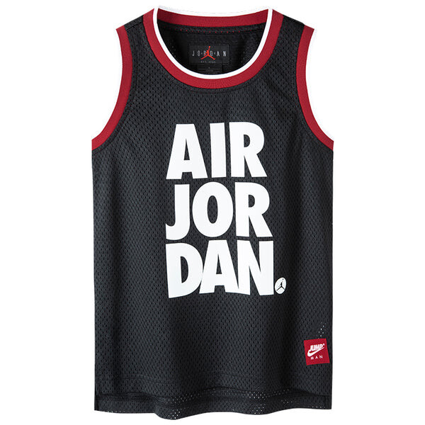 Спортивная футболка mesh jersey 'black red white' Air Jordan, черный — фото 2