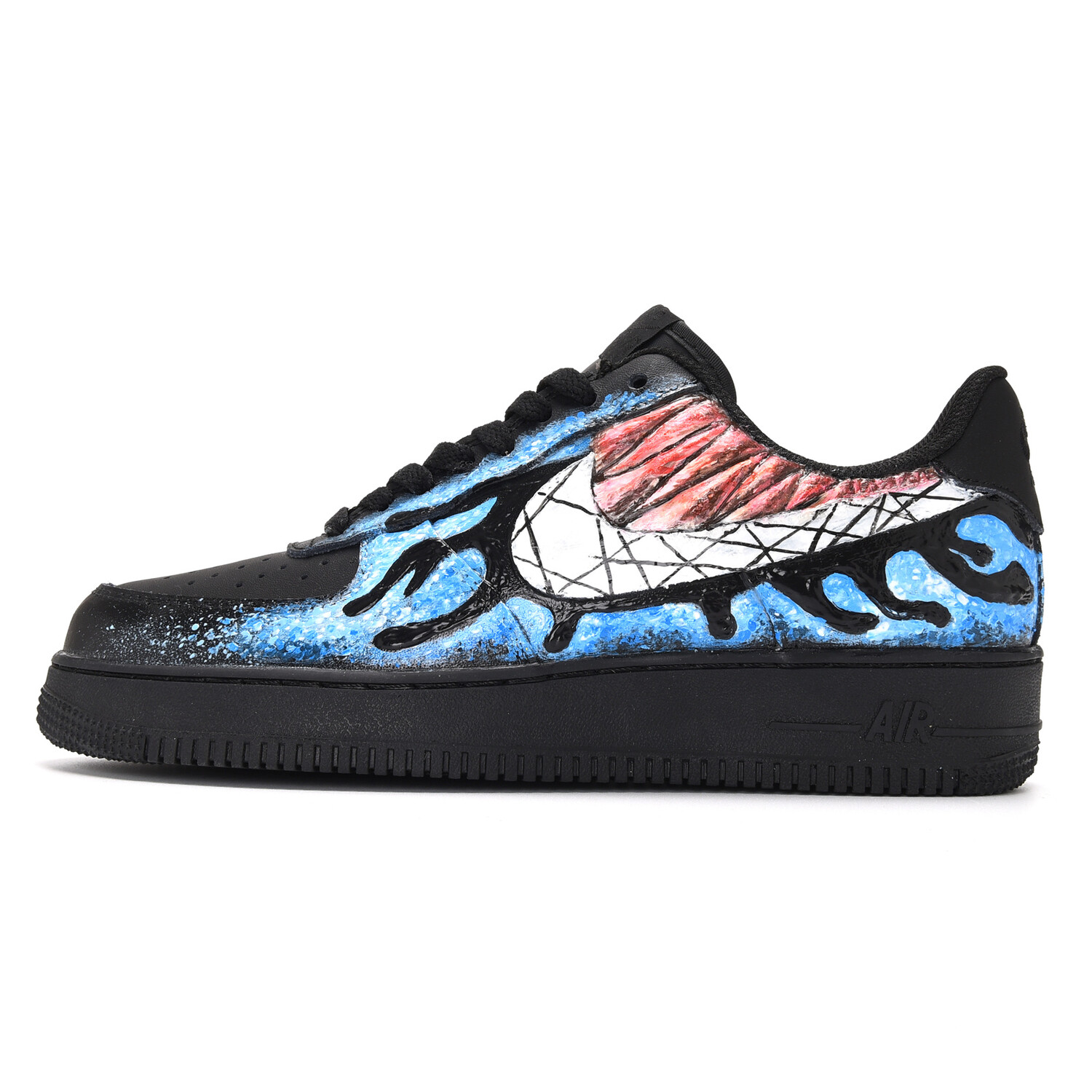 

Кроссовки Nike Air Force 1 Skateboard Shoes Unisex Low-Top Black, черный