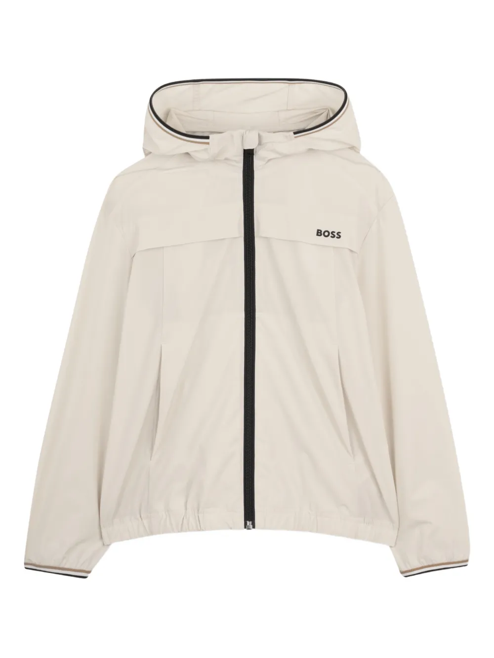 Спортивный костюм с логотипом BOSS Kidswear, бежевый — фото 3