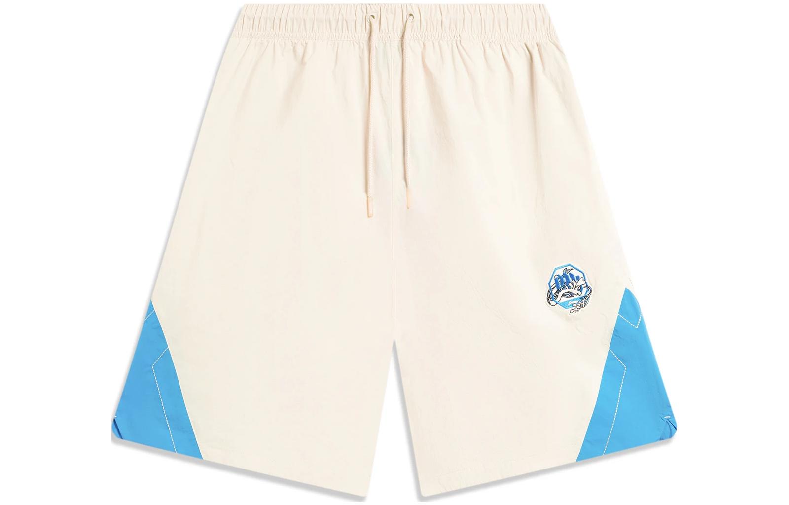 

LiNing BadFive Seven Cities Alliance, Only Chu Has Talent Casual Shorts Men's Sand Gravel Gray