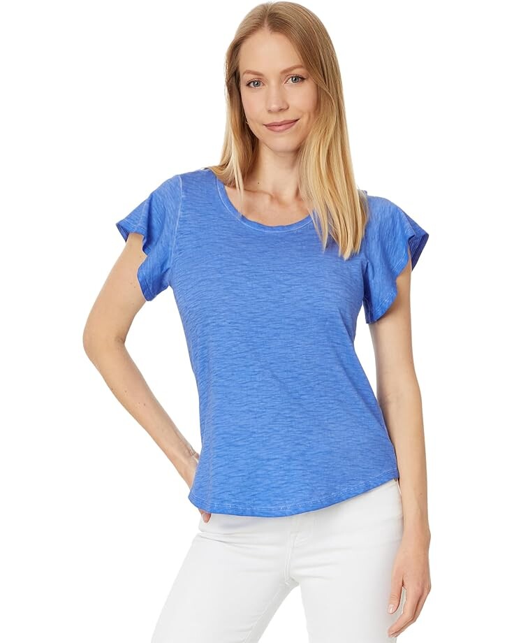 

Футболка NIC+ZOE Flutter Tee, цвет Ultramarine