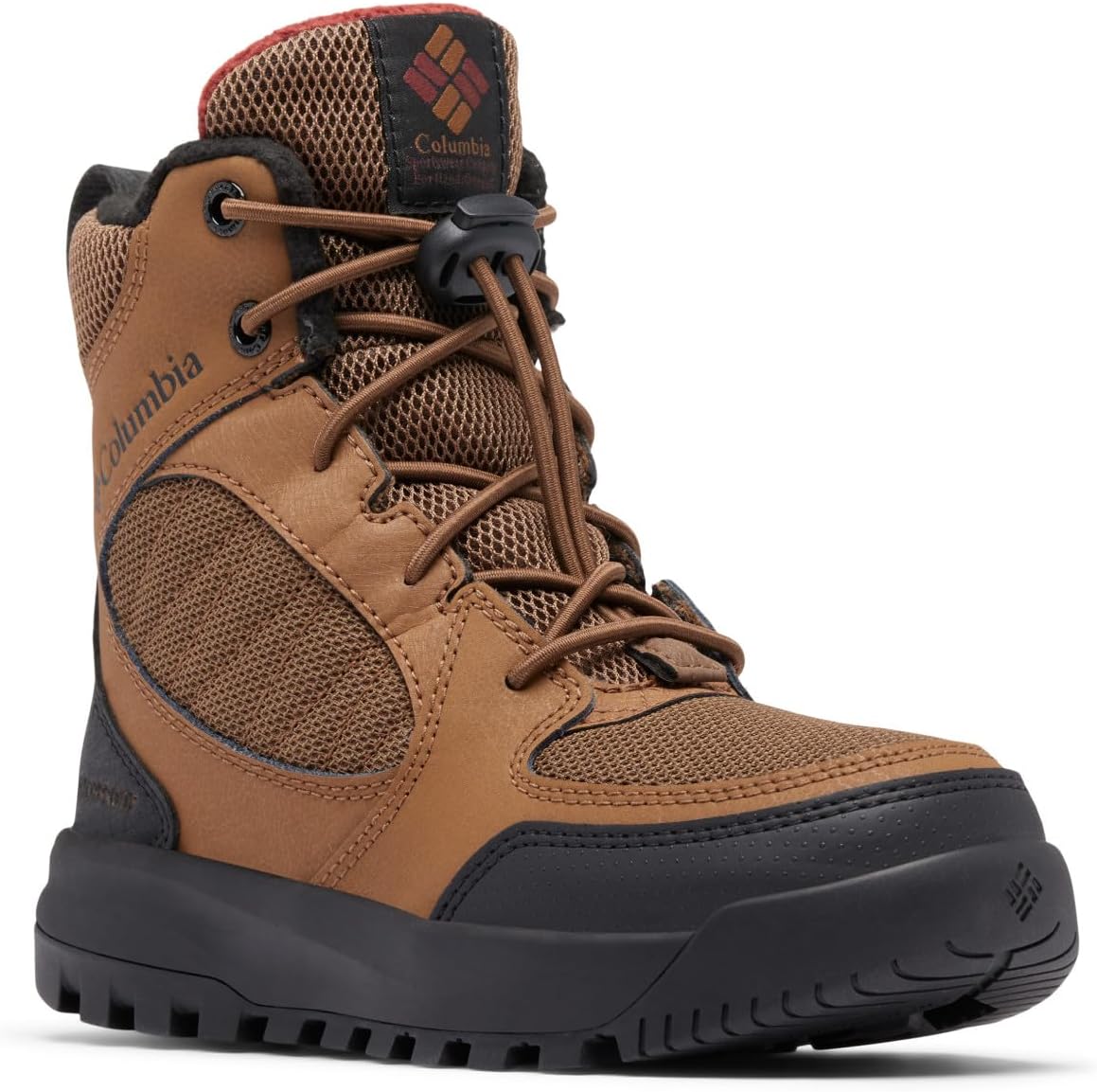 

Columbia Unisex-Child Portlander Omni-Heat походные ботинки, Light Brown/Spice