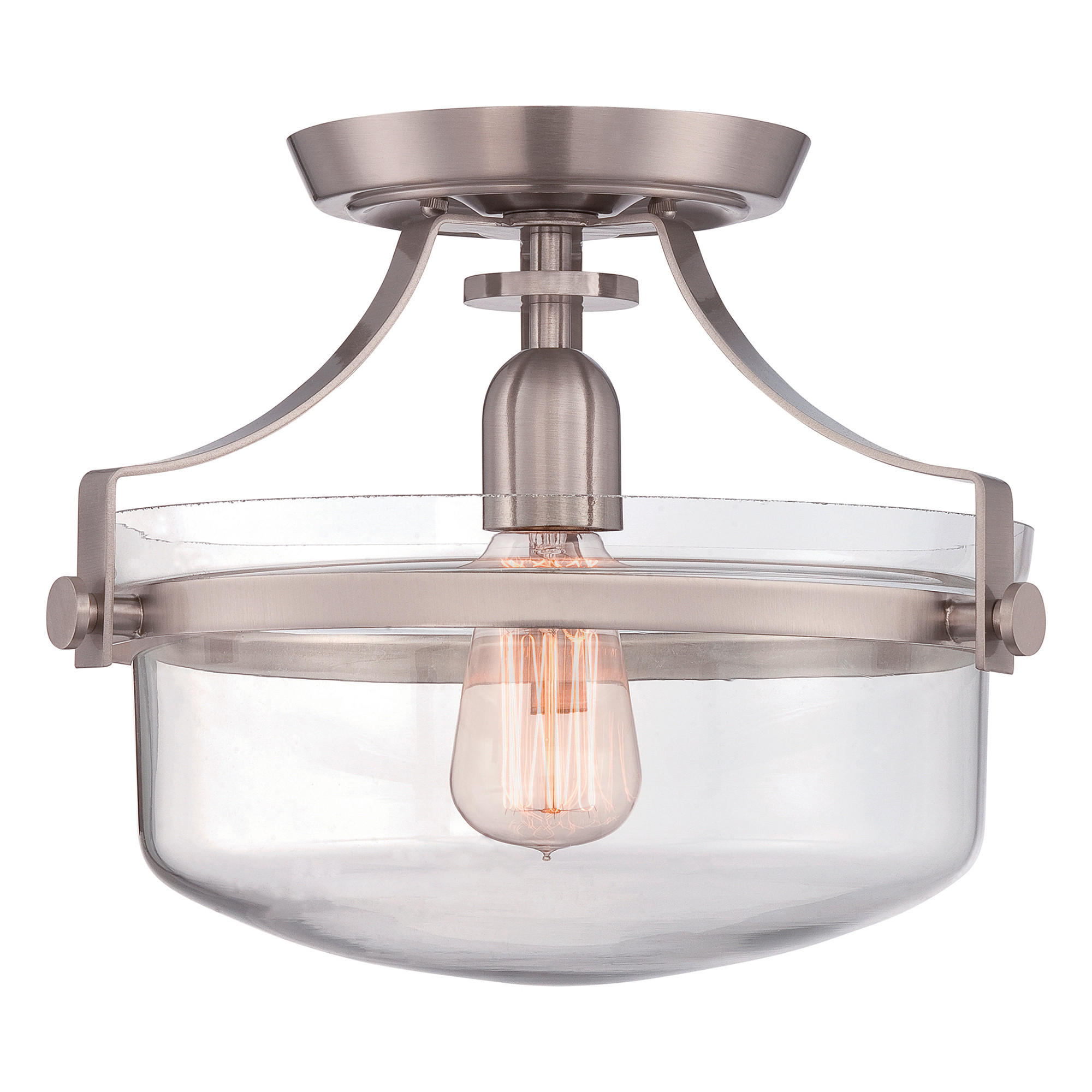 

Потолочный светильник Elstead Lighting, 33x26,7 см, никельной