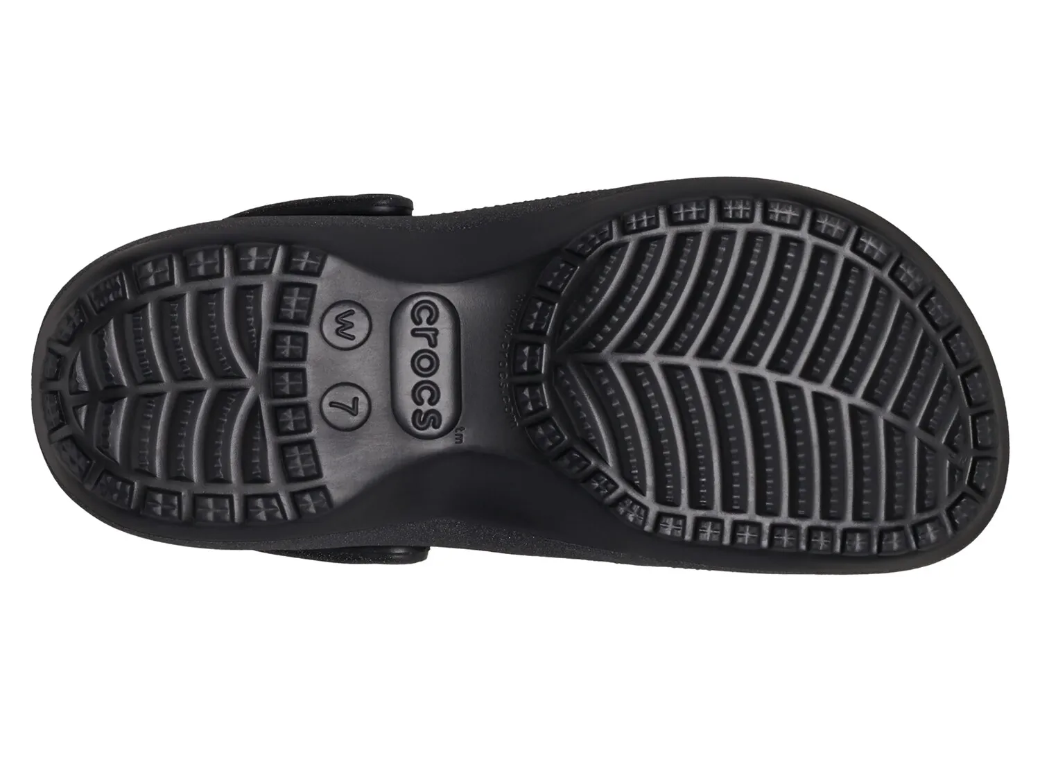 Сабо Classic Platform Clog Crocs, черный — фото 4