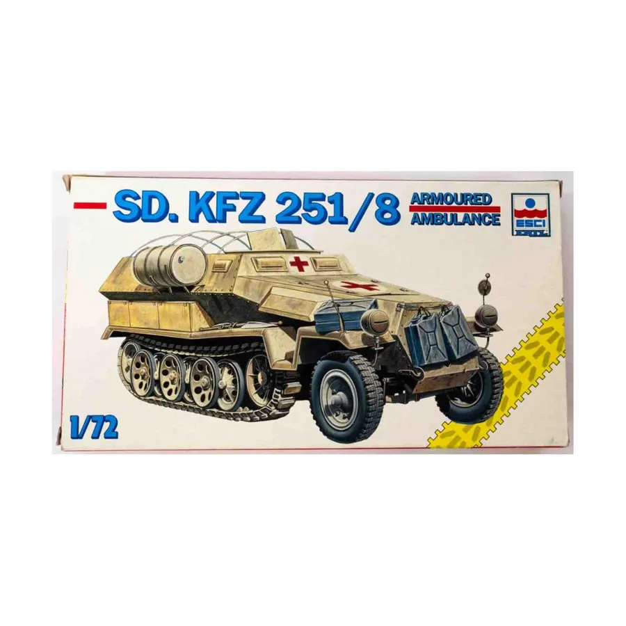 

Sd.Kfz. Бронированная скорая помощь 251/8, Plastic Military Figures (1:72) (ESCI)
