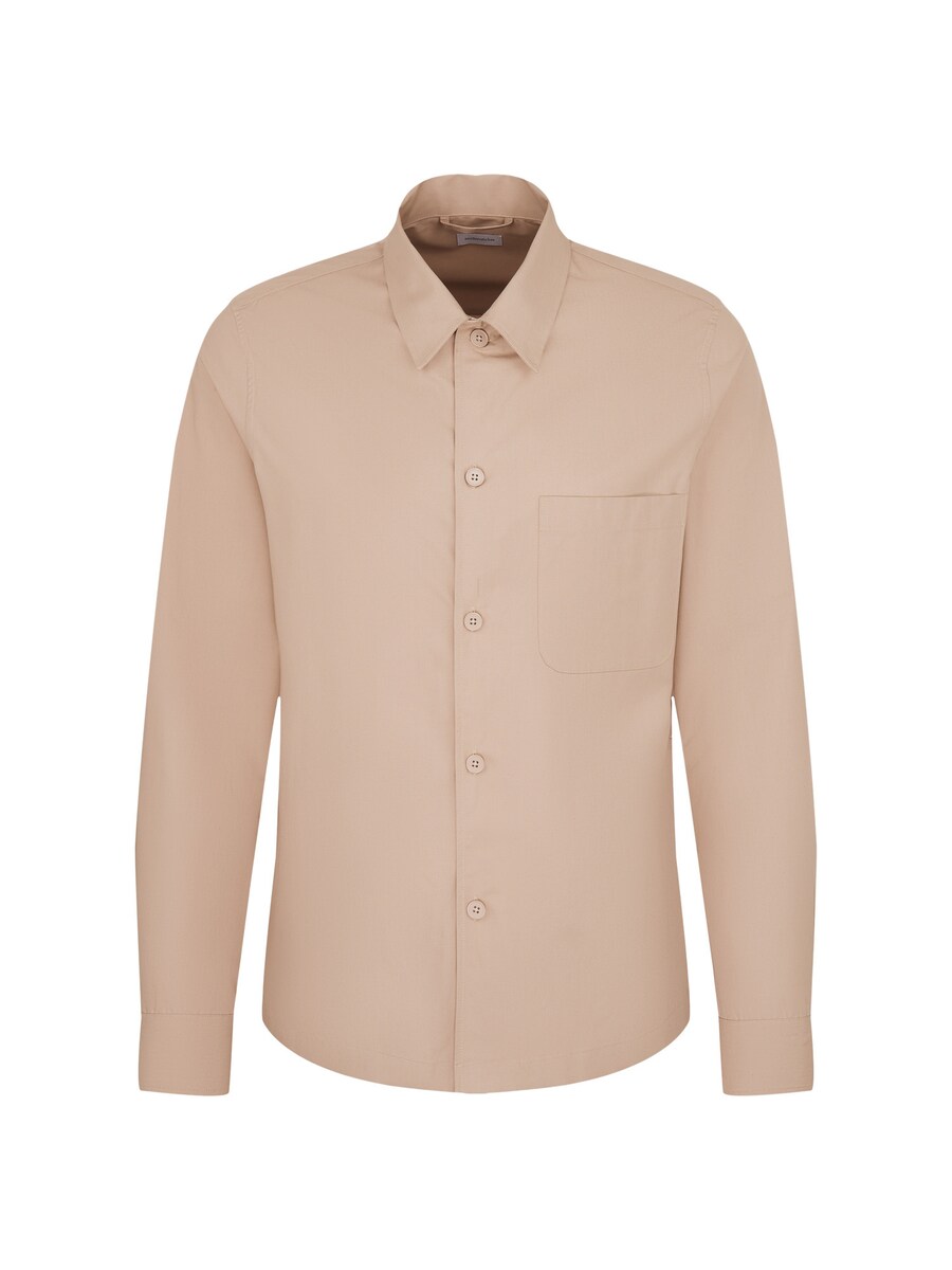 

Рубашка на пуговицах классического кроя SEIDENSTICKER, песочный