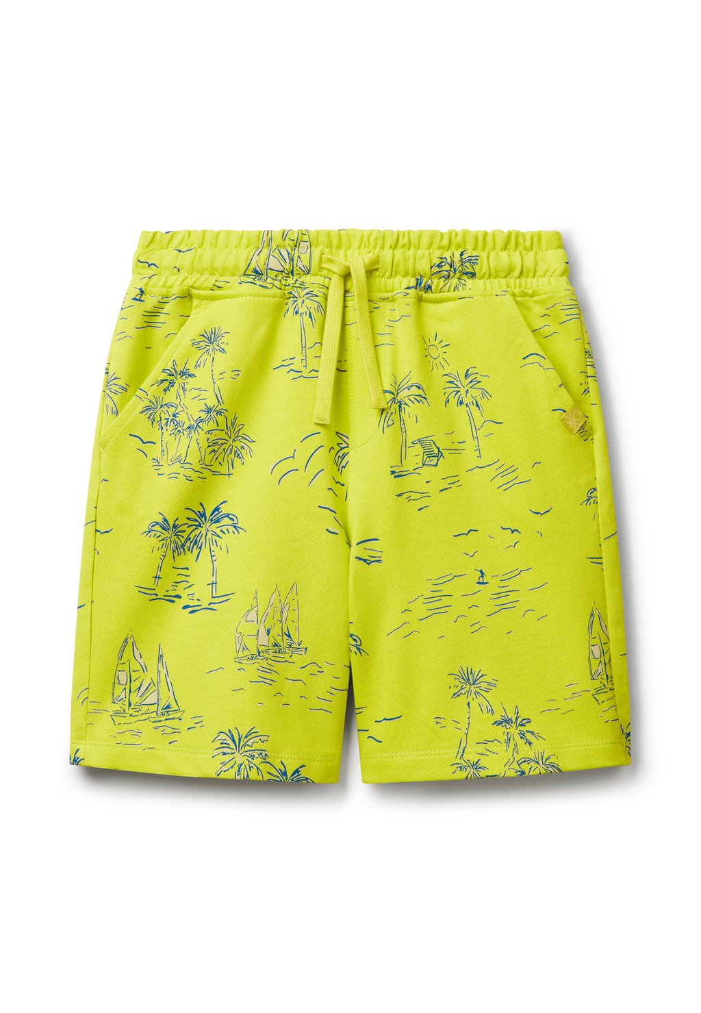 

Шорты BERMUDAS WITH TROPICAL PRINT United Colors of Benetton, зеленый
