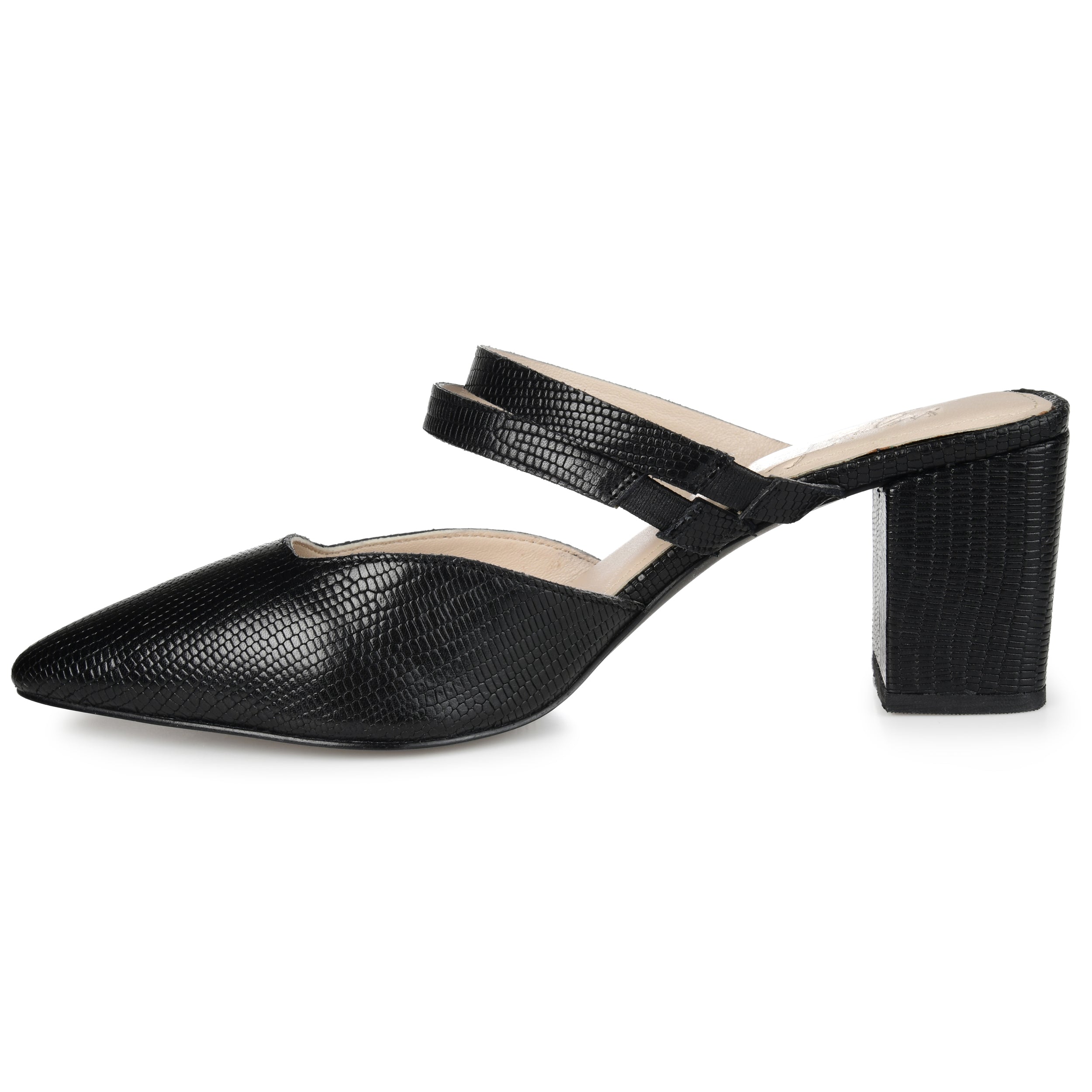 Женские туфли-лодочки Journee Signature Tru Comfort Foam Kaitlynn из натуральной кожи, черный — фото 2