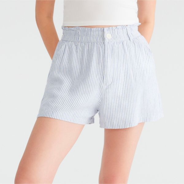 

Льняные шорты для юниоров Aeropostale, цвет english manor